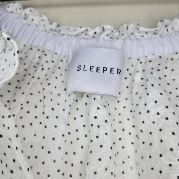 Sleeper micro polka dot lounge dress in sz 1 ( one size ) - Picture 4 of 9